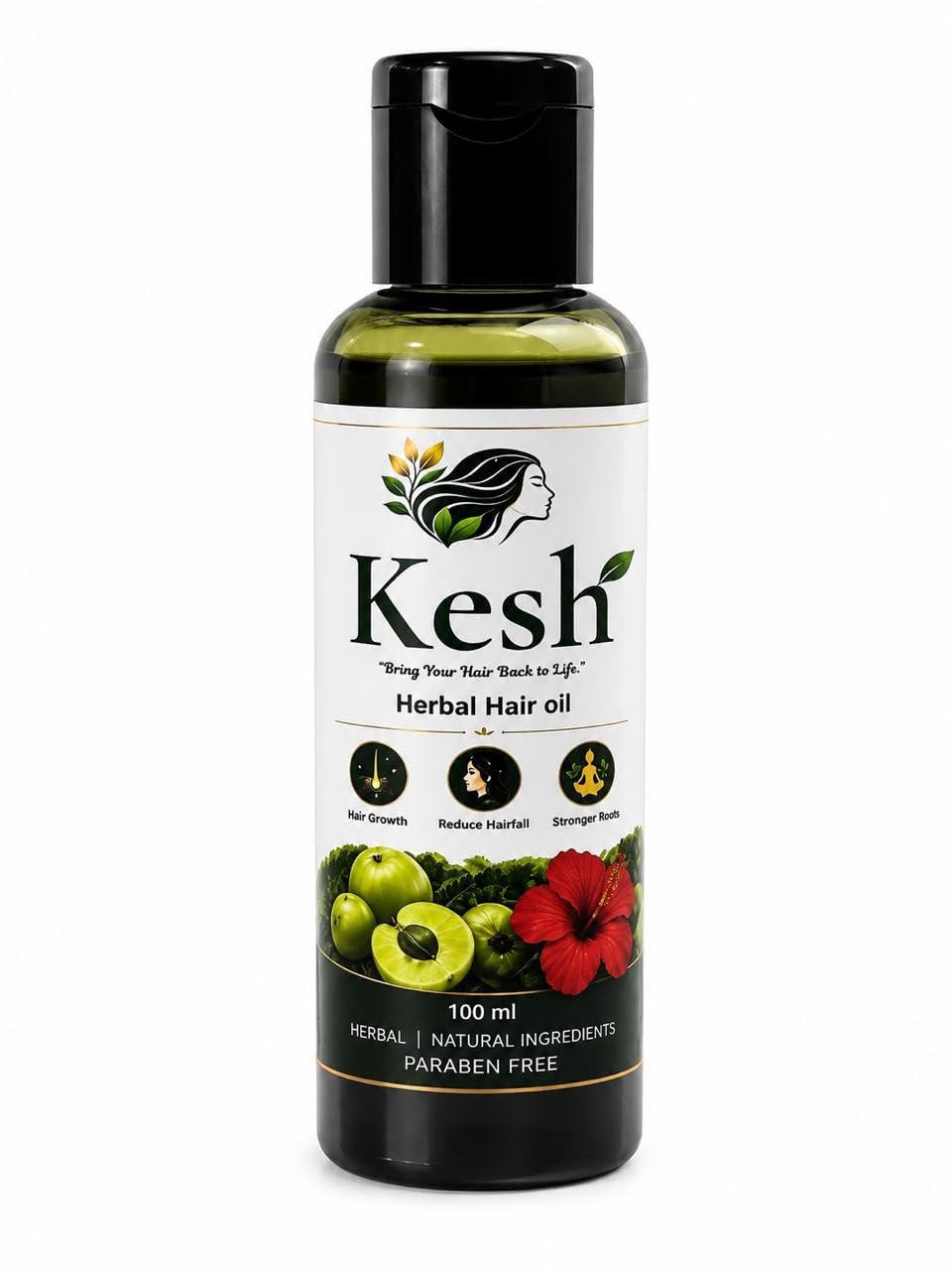 KESH Herbal Hair Oil - Available on Amazon